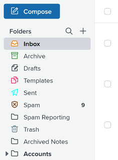 Folder Search Tool At Top